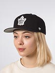 Бейсболка 47 BRAND арт. H-NSHOT18WBP-BKW Toronto Maple Leafs NHL (черный)